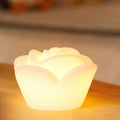 Contemporary Creative Rechargeable Waterproof PE Rose LED Table Lamp Night Light For Bedside Lumendat