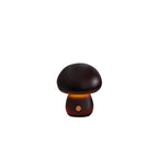 Contemporary Scandinavian Rechargeable Solid Wood Mushroom LED Table Lamp Night Light For Bedside Lumendat