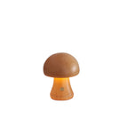 Contemporary Scandinavian Rechargeable Solid Wood Mushroom LED Table Lamp Night Light For Bedside Lumendat
