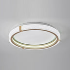 Modern Luxury Aluminum Acrylic Round LED Flush Mount Ceiling Light For Bedroom