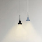 Contemporary Nordic Iron Conic 1-light Pendant Light for Bedside BulbSquare