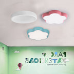 Lumendat Modern Simplicity Kids Iron ABS Round Flower Star Honeycomb Shade LED Flush Mount Ceiling Light For Bedroom Lumendat