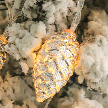 Contemporary Creative USB Battery PE Pine Cone LED String Lights For Entertainment Room Lumendat