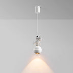 Lumendat Contemporary Nordic Aluminum Liftable Kids Panda Bear Ball LED Pendant Light For Bedside Lumendat