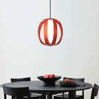 Contemporary Scandinavian Aluminum Acrylic Ball Lantern LED Pendant Light For Dining Room