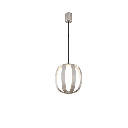 Contemporary Scandinavian Aluminum Acrylic Ball Lantern LED Pendant Light For Dining Room