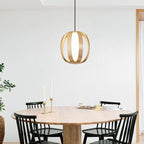 Contemporary Scandinavian Aluminum Acrylic Ball Lantern LED Pendant Light For Dining Room