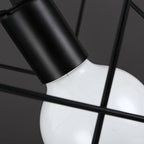 Contemporary Scandinavian Star Cage Iron 1/3 Light Pendant Light For Dining Room