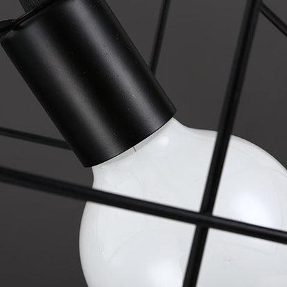 Contemporary Scandinavian Star Cage Iron 1/3 Light Pendant Light For Dining Room