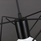 Contemporary Scandinavian Star Cage Iron 1/3 Light Pendant Light For Dining Room