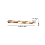 Traditional Japanese Travertine Wood Round Rotatable LED Wall Sconce Lamp Vanity Lighting For Bathroom