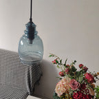 Contemporary Retro Glass Iron Can Drum 1/3 Light Pendant Light For Dining Room