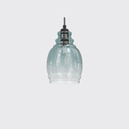 Contemporary Retro Glass Iron Can Drum 1/3 Light Pendant Light For Dining Room