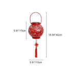 Traditional Chinese Solar Waterproof Iron Hollowed Lantern LED Outdoor Light Landscape Lighting For Garden Lumendat