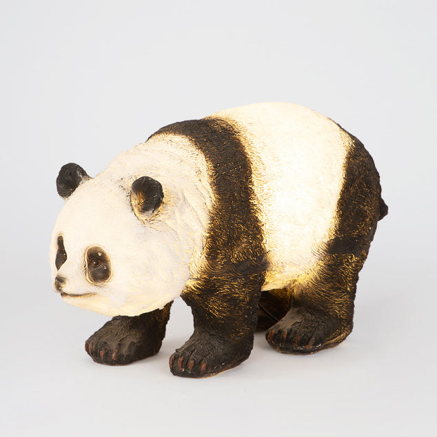 Modern Art Deco Solar Waterproof Resin Fiberglass Imitation Panda Bamboo Shoot LED Outdoor Light Landscape Lighting For Garden Lumendat