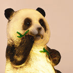 Modern Art Deco Solar Waterproof Resin Fiberglass Imitation Panda Bamboo Shoot LED Outdoor Light Landscape Lighting For Garden Lumendat