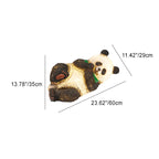 Modern Art Deco Solar Waterproof Resin Fiberglass Imitation Panda Bamboo Shoot LED Outdoor Light Landscape Lighting For Garden Lumendat