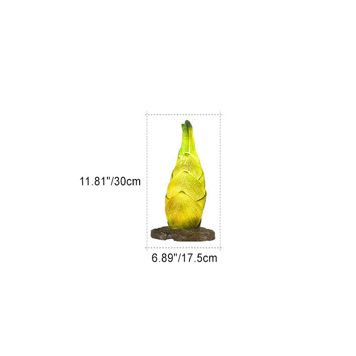 Modern Art Deco Solar Waterproof Resin Fiberglass Imitation Panda Bamboo Shoot LED Outdoor Light Landscape Lighting For Garden Lumendat