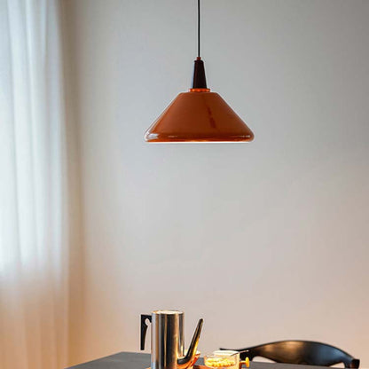 Traditional Vintage Iron Metal Conic 1/2 Light Pendant Light for Dining Room