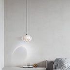 Modern Simplicity Glazed Glass Hardware Round Air Bubble LED Pendant Light For Bedside