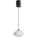 Modern Simplicity Glazed Glass Hardware Round Air Bubble LED Pendant Light For Bedside