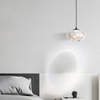 Modern Simplicity Glazed Glass Hardware Round Air Bubble LED Pendant Light For Bedside