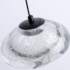Modern Simplicity Glazed Glass Hardware Round Air Bubble LED Pendant Light For Bedside