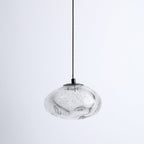 Modern Simplicity Glazed Glass Hardware Round Air Bubble LED Pendant Light For Bedside