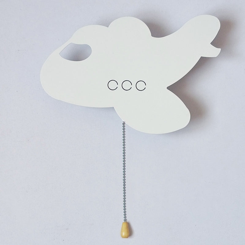 Lumendat Contemporary Creative Battery Kids Iron Cloud Star Animal Cartoon Pull Chain LED Wall Sconce Lamp For Bedside Lumendat