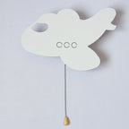 Lumendat Contemporary Creative Battery Kids Iron Cloud Star Animal Cartoon Pull Chain LED Wall Sconce Lamp For Bedside Lumendat