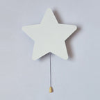 Lumendat Contemporary Creative Battery Kids Iron Cloud Star Animal Cartoon Pull Chain LED Wall Sconce Lamp For Bedside Lumendat