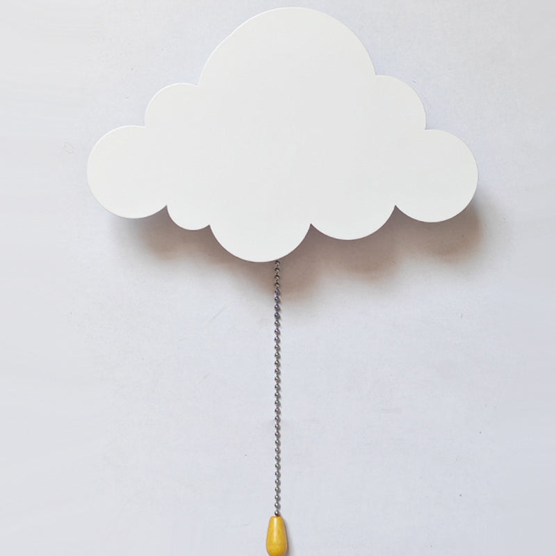 Lumendat Contemporary Creative Battery Kids Iron Cloud Star Animal Cartoon Pull Chain LED Wall Sconce Lamp For Bedside Lumendat