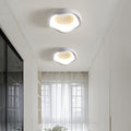 Contemporary Scandinavian Iron Acrylic Flower Round Cloud LED Flush Mount Ceiling Light For Hallway