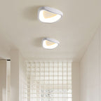 Contemporary Scandinavian Iron Acrylic Flower Round Cloud LED Flush Mount Ceiling Light For Hallway