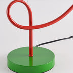 Lumendat Modern Art Deco Kids Iron PLA Moon Wired 1-Light Table Lamp For Study Lumendat