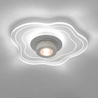 Contemporary Nordic Iron Aluminum Acrylic Flower Cloud Sunset Spotlight LED Flush Mount Ceiling Light For Hallway