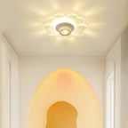 Contemporary Nordic Iron Aluminum Acrylic Flower Cloud Sunset Spotlight LED Flush Mount Ceiling Light For Hallway