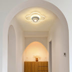 Contemporary Nordic Iron Aluminum Acrylic Flower Cloud Sunset Spotlight LED Flush Mount Ceiling Light For Hallway