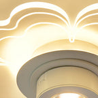 Contemporary Nordic Iron Aluminum Acrylic Flower Cloud Sunset Spotlight LED Flush Mount Ceiling Light For Hallway