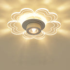Contemporary Nordic Iron Aluminum Acrylic Flower Cloud Sunset Spotlight LED Flush Mount Ceiling Light For Hallway