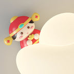 Lumendat Contemporary Creative Kids Iron PE Gold Bullion Animal Wealthy God LED Wall Sconce Lamp For Bedside Lumendat