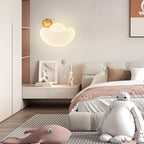 Lumendat Contemporary Creative Kids Iron PE Gold Bullion Animal Wealthy God LED Wall Sconce Lamp For Bedside Lumendat