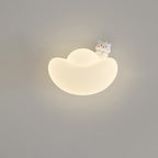 Lumendat Contemporary Creative Kids Iron PE Gold Bullion Animal Wealthy God LED Wall Sconce Lamp For Bedside Lumendat