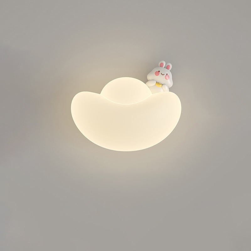 Lumendat Contemporary Creative Kids Iron PE Gold Bullion Animal Wealthy God LED Wall Sconce Lamp For Bedside Lumendat