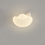 Lumendat Contemporary Creative Kids Iron PE Gold Bullion Animal Wealthy God LED Wall Sconce Lamp For Bedside Lumendat