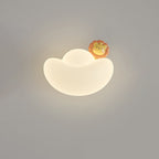 Lumendat Contemporary Creative Kids Iron PE Gold Bullion Animal Wealthy God LED Wall Sconce Lamp For Bedside Lumendat