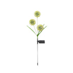 Modern Art Deco Solar Waterproof Stainless Steel ABS Copper Wire Dandelion Plant Ball Ground Plug LED Outdoor Light Landscape Lighting For Garden Lumendat