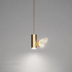 Contemporary Nordic Iron Aluminum Acrylic Cylinder Butterfly LED Pendant Light for Bedside