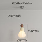 Traditional French Hardware Glass Floral Ball 1-Light Pendant Light For Bedside