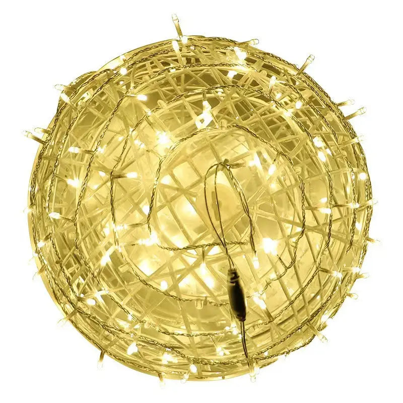 Modern Art Deco Waterproof Pvc Hanging Ball Decoration LED Outdoor Pendant Light Outdoor Light for Garden Lumendat